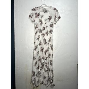 American rag cie‎ floral ruffle dress womens small cottagecore bohemian boho
